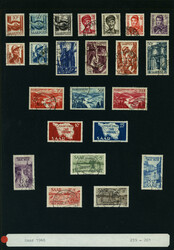 Saarland 1947-1959: Gestempelte Sammlung auf schwarzen ...